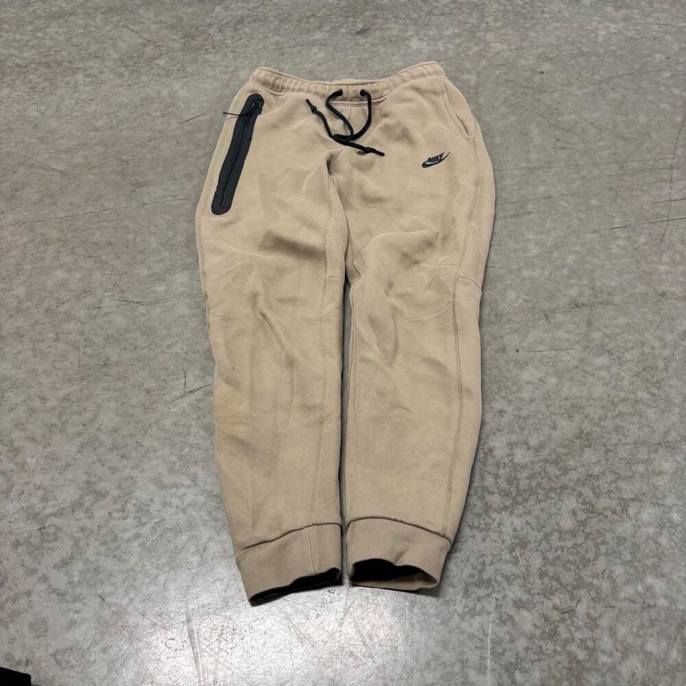 Nike Men's Tan and Cream Joggers-tracksuits